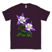 Plum rocky mountain columbine Classic Tee - LillyAllenDesigns