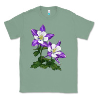 Sage rocky mountain columbine Classic Tee - LillyAllenDesigns