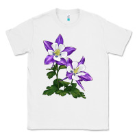 White rocky mountain columbine Classic Tee - LillyAllenDesigns