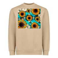 Mushroom gemstone sunflower Heavyweight Sweatshirt - JahusDesignShop