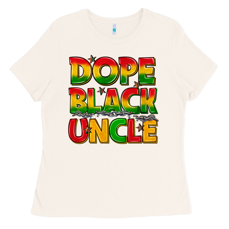 Dope Black Uncle With Stars Ladies Tee by texasbilliewilder | Teevron