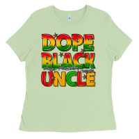 Matcha dope black uncle with stars Ladies Tee - texasbilliewilder