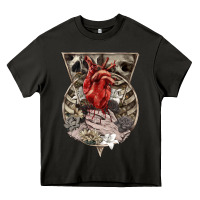 Asphalt Flower Skeleton Heavy Core Tee - RanaPortraitStore