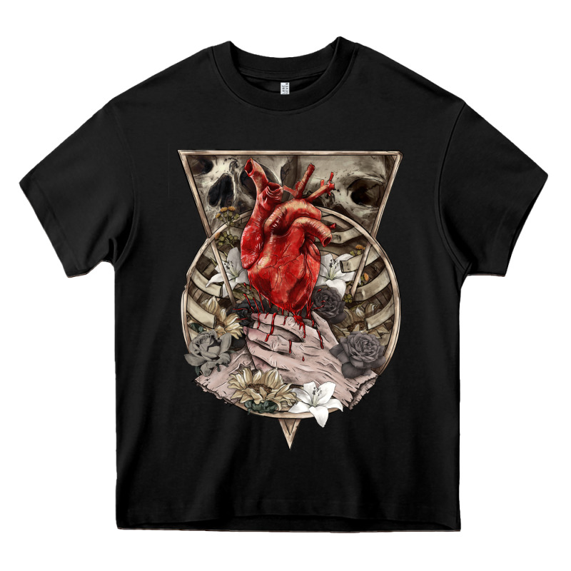Flower Skeleton Heavy Core Tee by RanaPortraitStore | Teevron