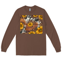 Chestnut sunflowers cowhide leopard mousepad Long Sleeve Tee - Jasminsmagicworld