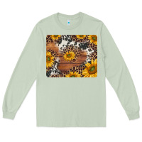 Matcha sunflowers cowhide leopard mousepad Long Sleeve Tee - Jasminsmagicworld