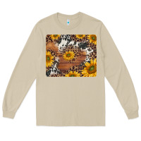 Mushroom sunflowers cowhide leopard mousepad Long Sleeve Tee - Jasminsmagicworld