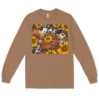 Toasted Coconut sunflowers cowhide leopard mousepad Long Sleeve Tee - Jasminsmagicworld