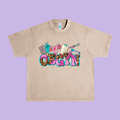 Obgyn Urban Heavy Tee Designed By Adodesignshop
