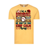 Vintage Mustard i'm a baseball mom we don't do that keep calm thin Vintage Tee - Jasminsmagicworld