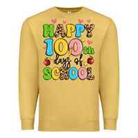 Antique Gold happy 100 th days of school Premium Sweatshirt - Artiststas