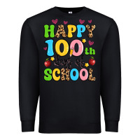 Black happy 100 th days of school Premium Sweatshirt - Artiststas
