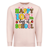 Pale Pink happy 100 th days of school Premium Sweatshirt - Artiststas