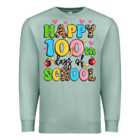 Seafoam happy 100 th days of school Premium Sweatshirt - Artiststas