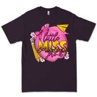 Plum little miss pre k Premium Tee - texasbilliewilder