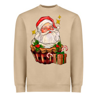 Mushroom santa claus cupcake Heavyweight Sweatshirt - AdoDesignShop