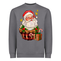 Storm santa claus cupcake Heavyweight Sweatshirt - AdoDesignShop