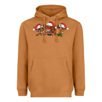 Meerkat christmas red angus cows Heavyweight Hoodie - LillyAllenDesigns