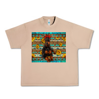 Burro doberman with western background Urban Heavy Tee - Artiststas