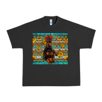 Pigment Black doberman with western background Urban Heavy Tee - Artiststas