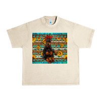 Sandshell doberman with western background Urban Heavy Tee - Artiststas