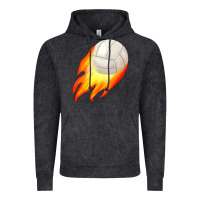 Vintage Black volleyball Vintage Hoodie - JahusDesignShop