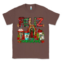 Chestnut feliz navidad lady of Guadalupe christmas coffee Classic Tee - Jasminsmagicworld
