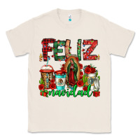 Natural feliz navidad lady of Guadalupe christmas coffee Classic Tee - Jasminsmagicworld
