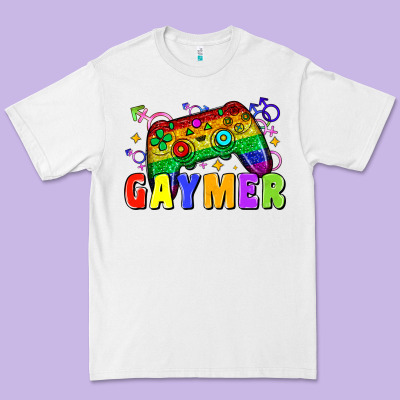 Gaymer Premium Tee Designed By Zillion Design Studio