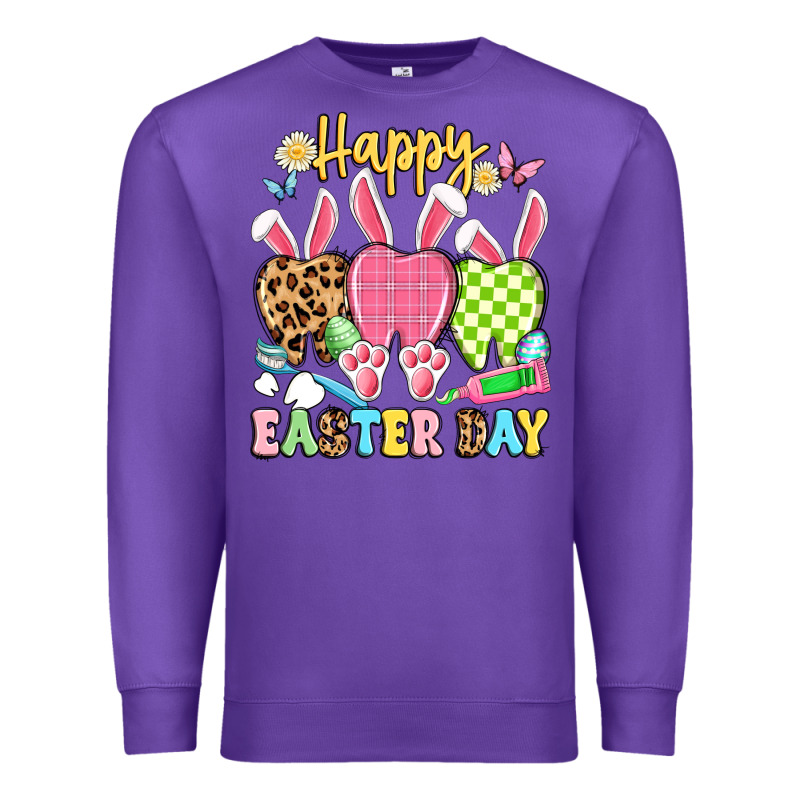 Happy Easter Day Dental Squad Premium Sweatshirt by Artiststas | Teevron