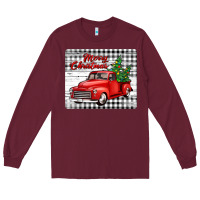 Burgundy merry christmas mousepad Long Sleeve Tee - Jasminsmagicworld