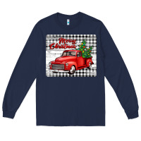 Navy merry christmas mousepad Long Sleeve Tee - Jasminsmagicworld
