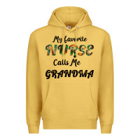 Antique Gold My Favorite Nurse Calls Me Grandma Premium Hoodie - Bettercallsaul