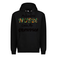 Black My Favorite Nurse Calls Me Grandma Premium Hoodie - Bettercallsaul