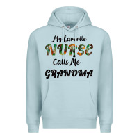 Blue Mist My Favorite Nurse Calls Me Grandma Premium Hoodie - Bettercallsaul