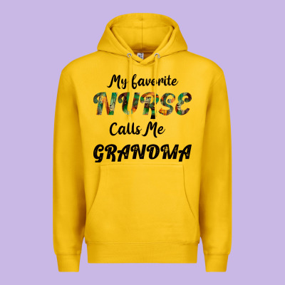 My Favorite Nurse Calls Me Grandma Premium Hoodie Designed By Bettercallsaul