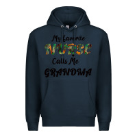 Navy My Favorite Nurse Calls Me Grandma Premium Hoodie - Bettercallsaul