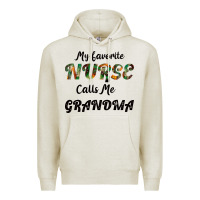 Oatmeal Heather My Favorite Nurse Calls Me Grandma Premium Hoodie - Bettercallsaul