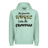 Seafoam My Favorite Nurse Calls Me Grandma Premium Hoodie - Bettercallsaul