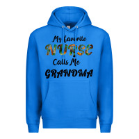 True Royal My Favorite Nurse Calls Me Grandma Premium Hoodie - Bettercallsaul