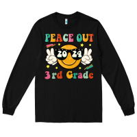 Black peace out 2024 3rd grade Long Sleeve Tee - JahusDesignShop