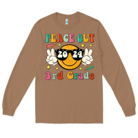 Toasted Coconut peace out 2024 3rd grade Long Sleeve Tee - JahusDesignShop