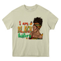 Mossy i am black history afro black woman juneteenth Heavy Core Tee - texasbilliewilder