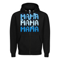 Black valentines day mama Zipper Hoodie - MaliasSmallBusiness