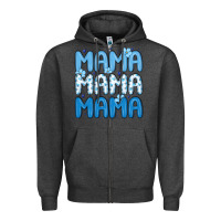 Charcoal Heather valentines day mama Zipper Hoodie - MaliasSmallBusiness