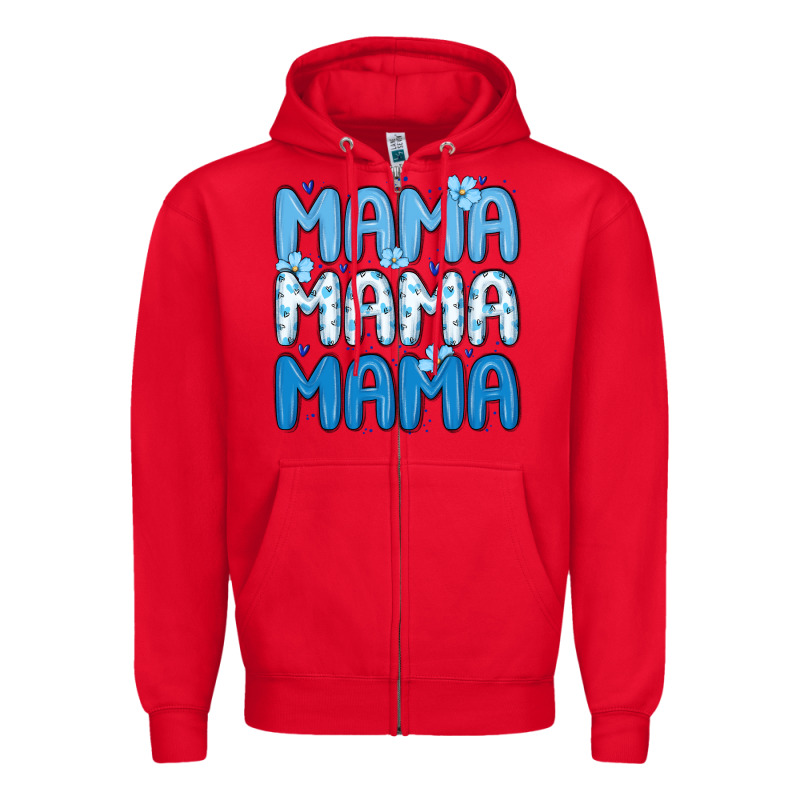 Valentines Day Mama Zipper Hoodie by MaliasSmallBusiness | Teevron