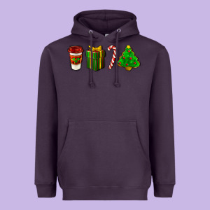 Christmas Items Heavyweight Hoodie Designed By Lillyallendesigns