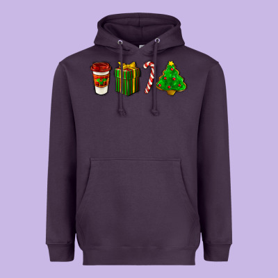Christmas Items Heavyweight Hoodie Designed By Lillyallendesigns