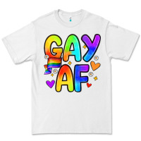 White gay af Premium Tee - Zillion Design Studio