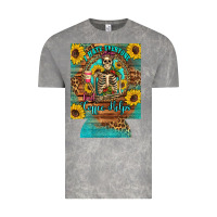 Cloud Rock i hate everyone but coffee helps western skeleton coffee sunflowers 12 Vintage Tee - Artiststas